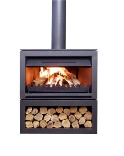 Nectre N900FSB Freestanding Wood Stacker Fireplace