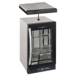 Gasmate Nova Graphite Premium 1 Door Bar Fridge Top