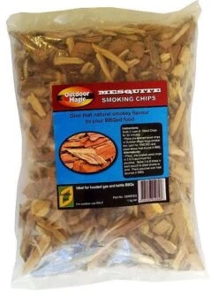 Outdoor Magic Mesquite 1kg Smoking Chips
