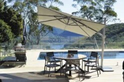 Shelta Regis 300 Square Umbrella -Joes BBQs Store REGIS shade bg