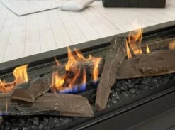 Real Flame Element 1200 Double Sided Power Balanced Flue Gas Fireplace -Joes BBQs Store Redgum R3IOeUkd