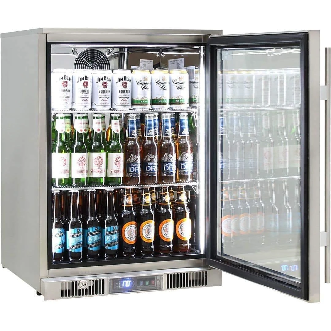 Rhino 148 Litre ENVY Heated Glass Single Door 316 Stainless Steel Outdoor Bar Fridge - ENV1-SS 5 Rhino 148 Litre ENVY Heated Glass Single Door 316 Stainless Steel Outdoor Bar Fridge - ENV1-SS - Image 5