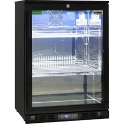 Rhino 129 Litre Black Commercial Glass Door Bar Fridge - SG1-B -Joes BBQs Store Rhino Glass Commercial Bar Pub Fridge Black SG1R B 2 a3c71bf6 5cf6 4198 8b6c d366166f2651