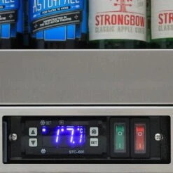 Rhino 129 Litre Single Heated Glass Door SS Bar Fridge - SG1-HD -Joes BBQs Store Rhino Glass Door Bar Fridge Stainless Steel Alfresco SG1R SS 9