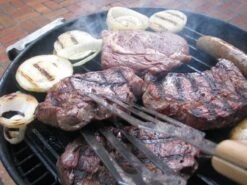 GrillGrates For The 22.5 Inch Kettle Grill -Joes BBQs Store Ribeyes on the kettle 88218.1507922871.1280