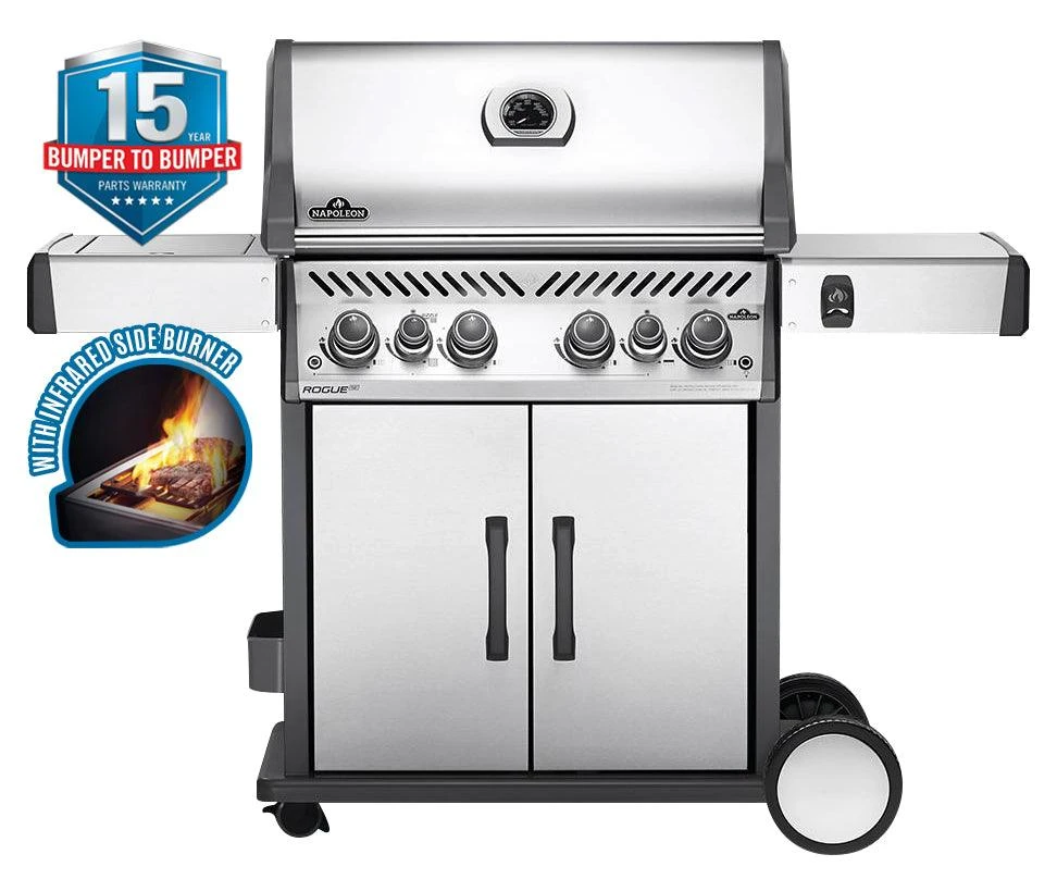 Napoleon Rogue SE 525 RSIB 4 Burner BBQ With Infrared Side And Rear Burners 1 Napoleon Rogue SE 525 RSIB 4 Burner BBQ With Infrared Side And Rear Burners