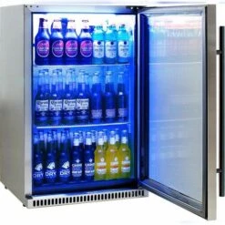 Schmick 118 Litre Heated Glass Single Door 304 Stainless Steel Bar Fridge With Right Hinge - SK118R-SS 7 Schmick 118 Litre Heated Glass Single Door 304 Stainless Steel Bar Fridge With Right Hinge - SK118R-SS -Joes BBQs Store SK118R SS open 06043.1586392512 89782fe4 77d6 4fad 8cbf e5de0314769e