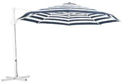 Shelta Savannah 380 Octagonal Umbrella -Joes BBQs Store Savanna 380 050 Navy White Stripe