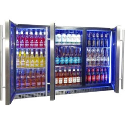 Schmick Quiet Heated Glass 3 Door Stainless Steel Bar Fridge - SK386-HD -Joes BBQs Store Schmick 3 Door Quiet Commercial Stainless Bar Fridge Model SK386 SS 6 wz57 51 014d6e07 830e 4454 8a08 50ef1da9ab2e
