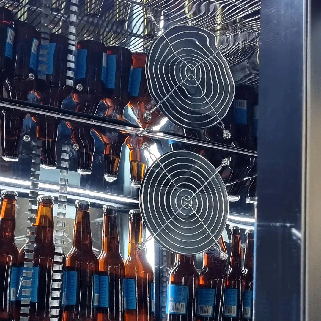 Schmick Quiet Solid 3 Door Stainless Steel Bar Fridge - SK386-SD 6 Schmick Quiet Solid 3 Door Stainless Steel Bar Fridge - SK386-SD - Image 6