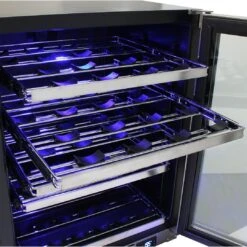 Schmick 264 Litre Under Bench Beer And Wine Fridge Combination - JC132-COMBO -Joes BBQs Store Schmick Quiet Running Under Bench Wine Fridge JC132W 7 3i3k nv