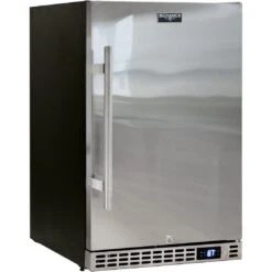 Schmick 105 Litre Solid Single Door Under Bench Stainless Steel Bar Fridge - SK116-SD