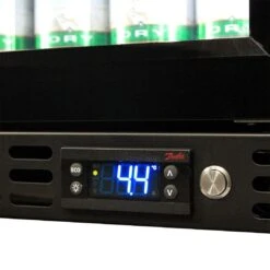 Schmick 105 Litre Black Single Glass Door Under Bench Bar Fridge - SK116-B -Joes BBQs Store Schmick Under Bench Glass Front Bar Fridge Model SK116 B 13