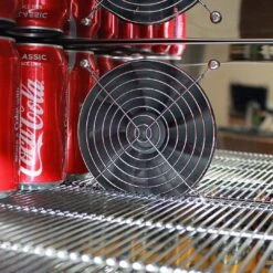 Schmick 105 Litre Black Single Glass Door Under Bench Bar Fridge - SK116-B -Joes BBQs Store Schmick Under Bench Glass Front Bar Fridge Model SK116 B 16