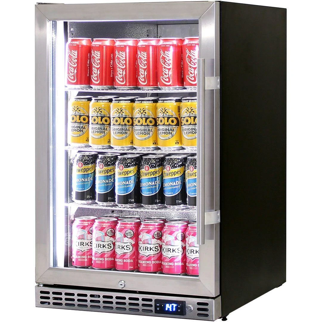 Schmick 105 Litre Glass Single Door Stainless Steel Under Bench Bar Fridge - SK116-SS 2 Schmick 105 Litre Glass Single Door Stainless Steel Under Bench Bar Fridge - SK116-SS - Image 2