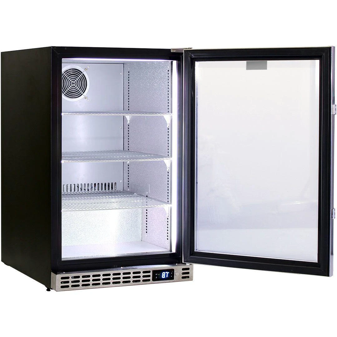 Schmick 105 Litre Glass Single Door Stainless Steel Under Bench Bar Fridge - SK116-SS 5 Schmick 105 Litre Glass Single Door Stainless Steel Under Bench Bar Fridge - SK116-SS - Image 5