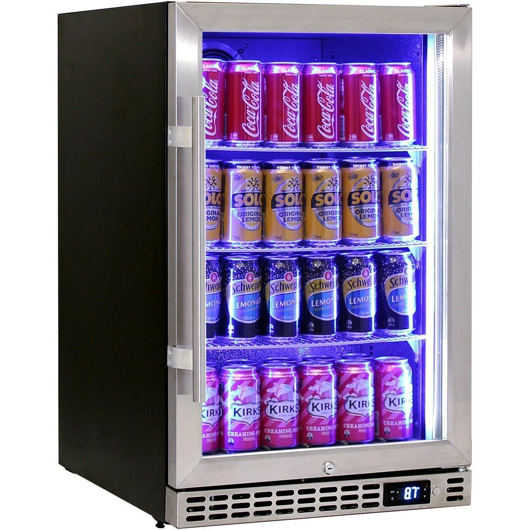 Schmick 105 Litre Single Heated Glass Door Stainless Steel Under Bench Bar Fridge - SK116-HD 7 Schmick 105 Litre Single Heated Glass Door Stainless Steel Under Bench Bar Fridge - SK116-HD - Image 7