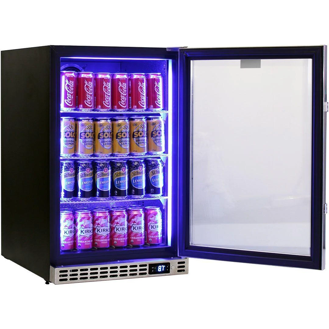 Schmick 105 Litre Glass Single Door Stainless Steel Under Bench Bar Fridge - SK116-SS 7 Schmick 105 Litre Glass Single Door Stainless Steel Under Bench Bar Fridge - SK116-SS - Image 7