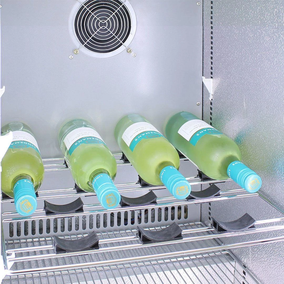 Schmick 105 Litre Glass Single Door Stainless Steel Under Bench Bar Fridge - SK116-SS 8 Schmick 105 Litre Glass Single Door Stainless Steel Under Bench Bar Fridge - SK116-SS - Image 8