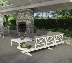 Shelta Bridgeport 3 Piece Platform Corner Modular Setting -Joes BBQs Store SheltaBridgeportplatformlounge