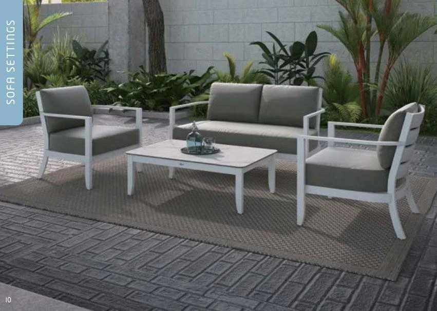 Shelta Saratoga 4 Piece Casual Setting With 2-Seat Sofa 1 Shelta Saratoga 4 Piece Casual Setting With 2-Seat Sofa