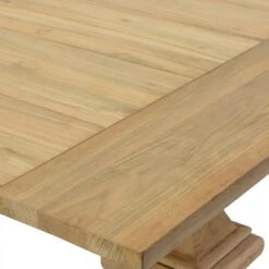 Shelta Segovia 3m Reclaimed Teak Dining Table -Joes BBQs Store SheltaSegovia3mReclaimedTeakDiningTablecorner