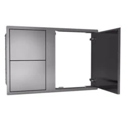 Beefeater Stainless Steel Single Cupboard Door With 2 Drawers -Joes BBQs Store SingleCupboardDoorwith2Drawers3