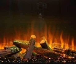 Ambe Square 30 Inch Electric Fireplace -Joes BBQs Store Square Logs