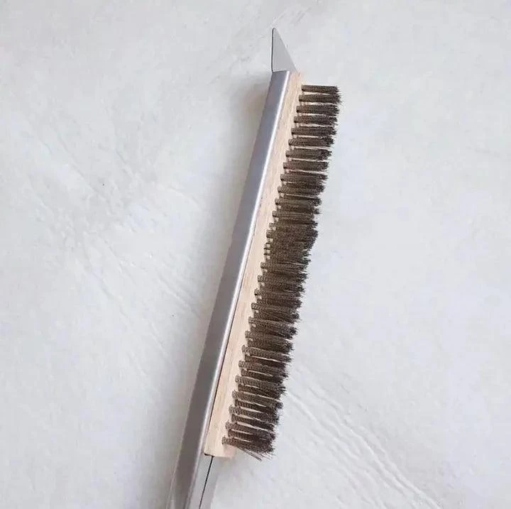 Tucker Pizza Oven Brush With Stainless Steel Scraper 2 Tucker Pizza Oven Brush With Stainless Steel Scraper - Image 2