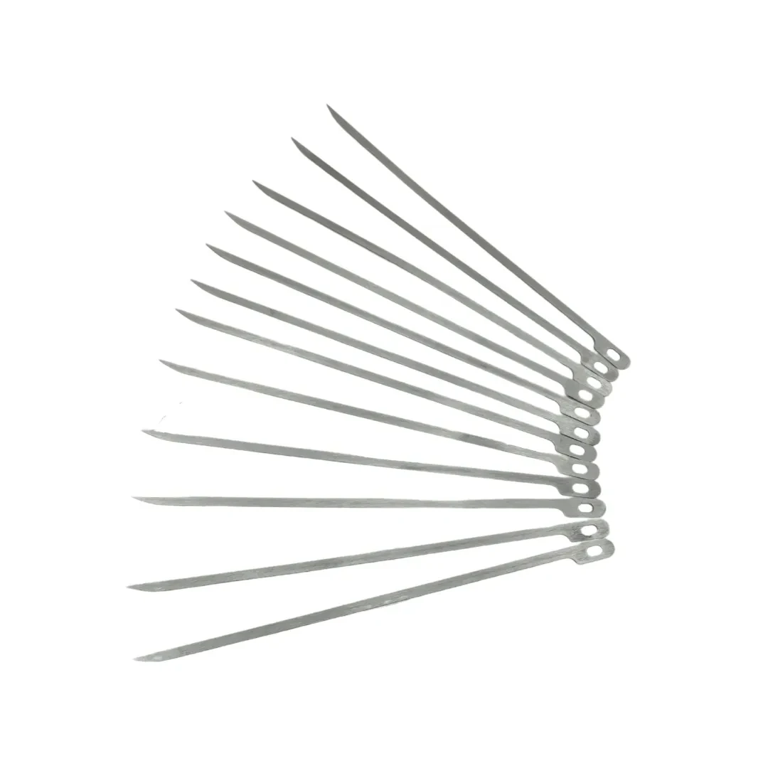 Tucker Stainless Steel 300mm Flat Skewers (12 Pack) 1 Tucker Stainless Steel 300mm Flat Skewers (12 Pack)