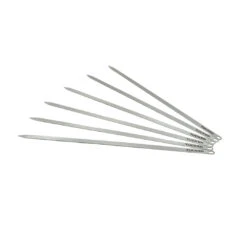 Tucker Stainless Steel 450mm Flat Skewers (6 Pack)