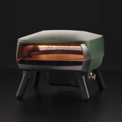 WITT Piccolo Rotante Gas Pizza Oven With Rotating Stone - 13 Inch - Green