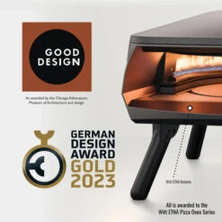 WITT Etna Rotante 16 Inch Gas Double Burner Pizza Oven With Rotating Stone - Graphite -Joes BBQs Store WITT Rotante Gas Powered Pizza Oven 16 Graphite 2 695x695 533x 435cc280 ff31 4e8f 8ba0 1533a52a35c0