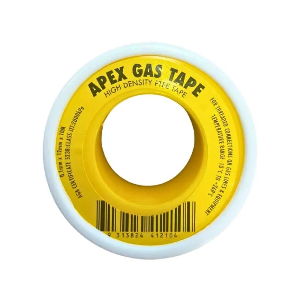 Yellow Gas Tape - 10 Meter Roll 1 Yellow Gas Tape - 10 Meter Roll