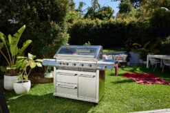 Beefeater 1600 Series Stainless Steel 5 Burner BBQ On Trolley -Joes BBQs Store beefeater5burnerlifestyle 6ec77a8e 046b 4bf0 b175 bb7474666484