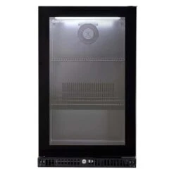 Gasmate 97 Litre Premium Single Glass Door Bar Fridge With Black Interior - BFR1088 -Joes BBQs Store bfr1088 gasmate single door bar fridge 05 web wftkjiwryklw 1