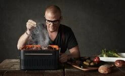 Everdure By Heston Blumenthal Cube Charcoal BBQ Khaki + 1kg Beech Charcoal -Joes BBQs Store cube gallery 511x e5ba82e4 02e1 433d afe2 8c48e6923354 optimized