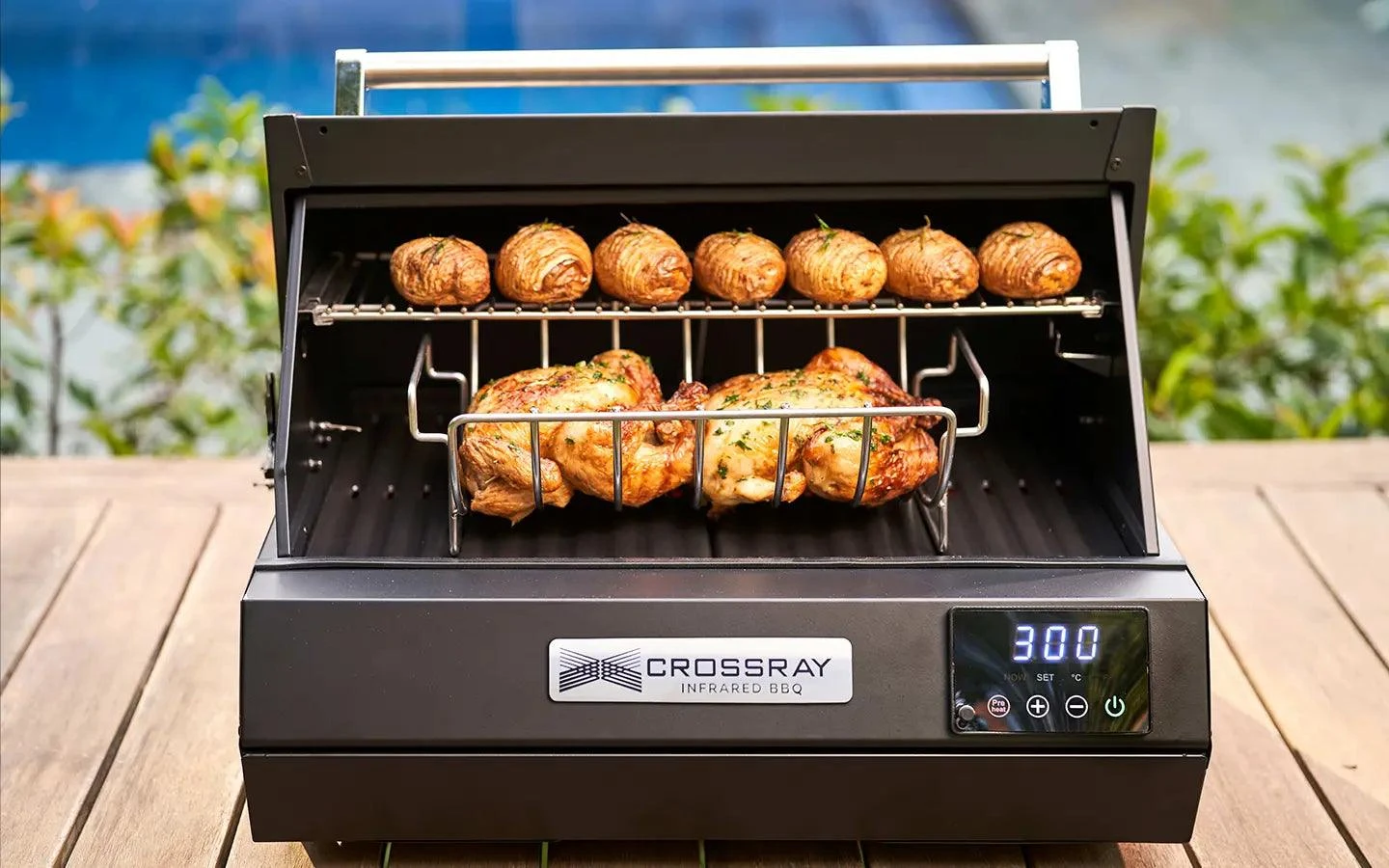 Crossray EXtreme Portable Electric BBQ With Trolley 2200W 5 Crossray EXtreme Portable Electric BBQ With Trolley 2200W - Image 5