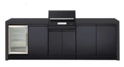 CROSSRAY EXtreme Electric Black Outdoor BBQ Kitchen - TCEK-09