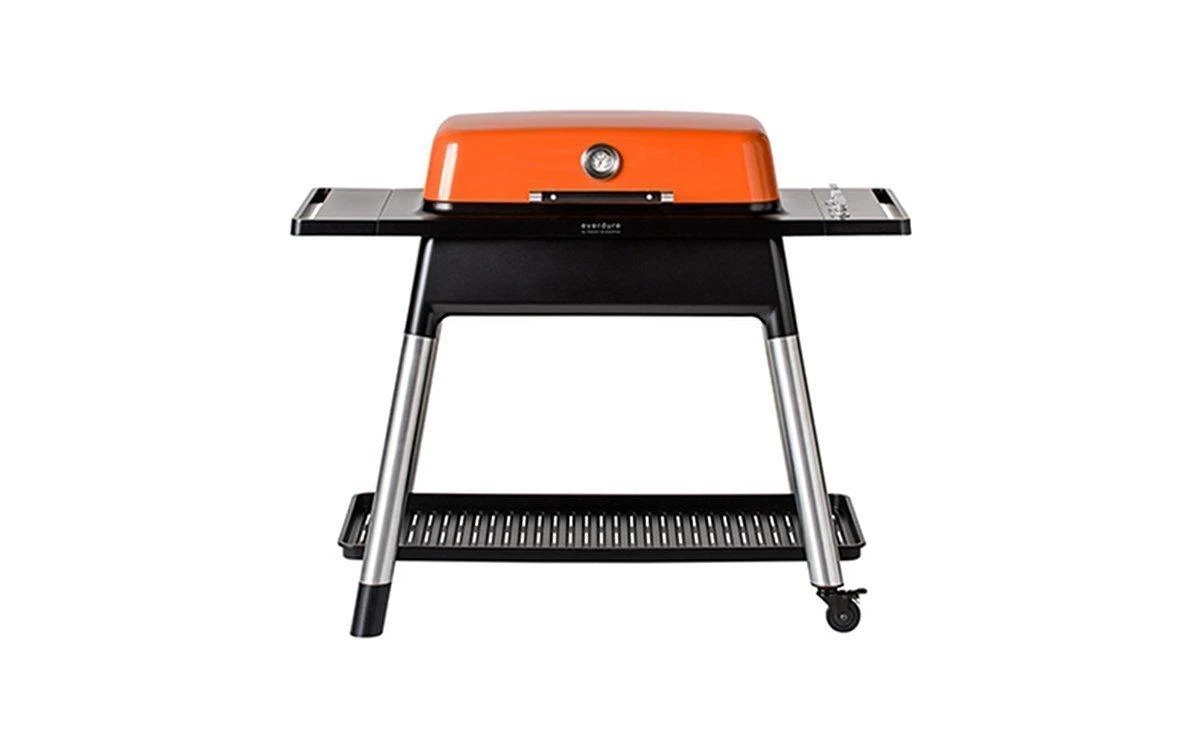 Everdure Heston FURNACE 3B Gas Barbeque With Stand - Orange (HBG3O) 1 Everdure Heston FURNACE 3B Gas Barbeque With Stand - Orange (HBG3O)