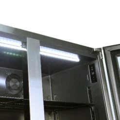 Gasmate Nova Graphite Outdoor Kitchen With Storage, Double Door Fridge + Top, BBQ, Sink And Drawers -Joes BBQs Store gasmate double door bar fridge 03 web wfuvlopwqcat 10866592 c0fa 4e0b b8dc 5bdf7fefbb04