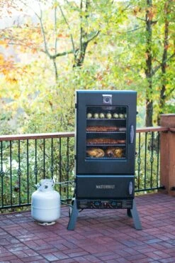 Masterbuilt XL Propane Smoker -Joes BBQs Store masterbuilt 20053418 lifestyle 2 high