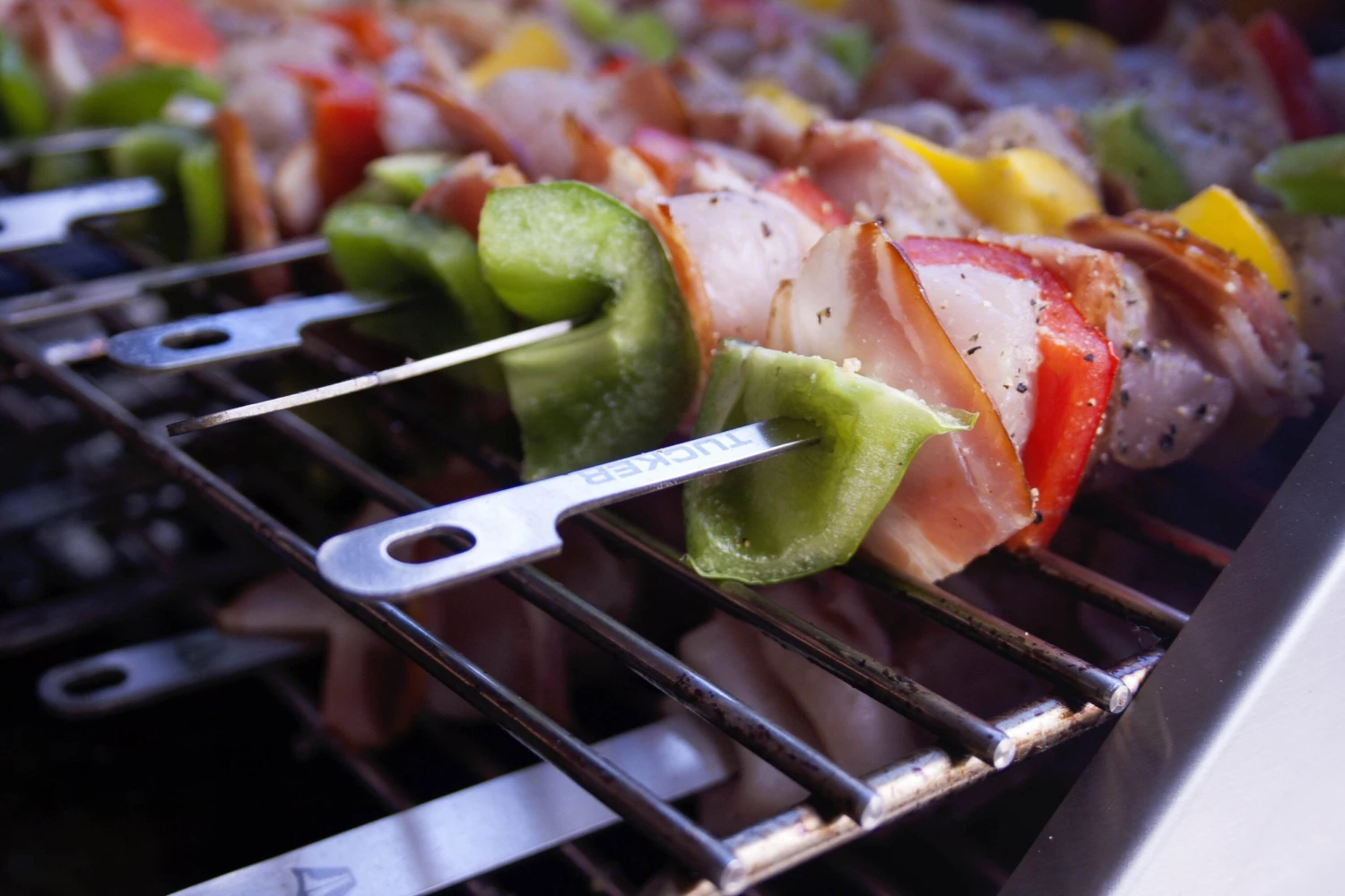 Tucker Stainless Steel 300mm Flat Skewers (12 Pack) 3 Tucker Stainless Steel 300mm Flat Skewers (12 Pack) - Image 3